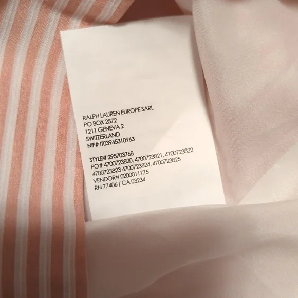 Club Monaco - Pink & White Striped High Waisted Flared “Bryanna” Pants Sz 12. - Picture 12 of 13